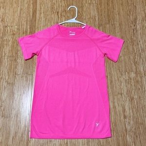 old navy pink workout shirt